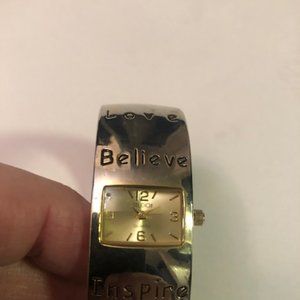 Bracelet Watch with motivational words